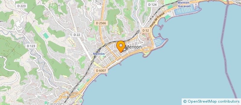 localisation de l'entreprise SCI LE FRONT DES NEIGES à MENTON