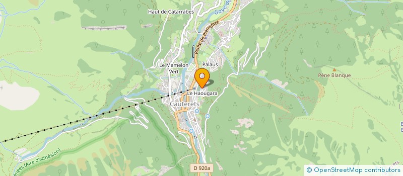 localisation de l'entreprise SCI LE FRONTON  CAUTERETS