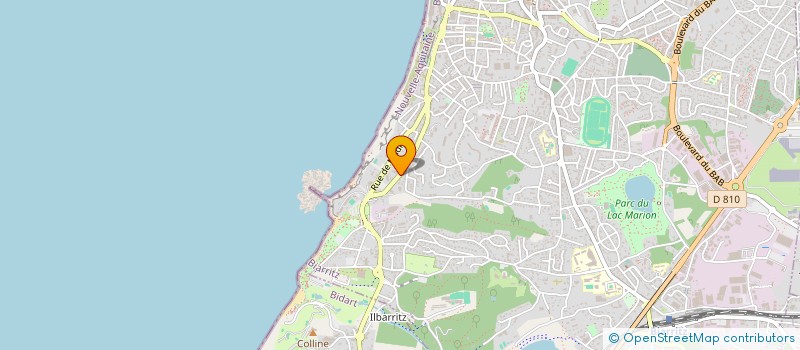 localisation de l'entreprise SCI LE FRONTON JEAN JAURES  ARCANGUES