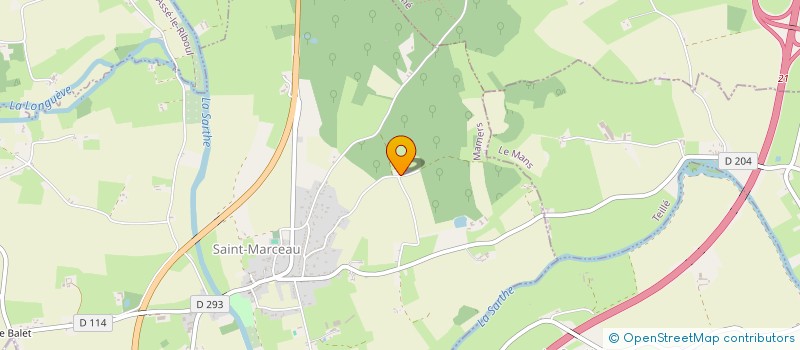 localisation de l'entreprise SCI LE FROU  SAINT-MARCEAU