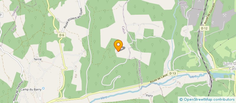 localisation de l'entreprise SCI LE FRUIT DE NOTRE AMOUR  CATUS