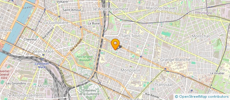 localisation de l'entreprise SCI LE FUMOIR  LYON