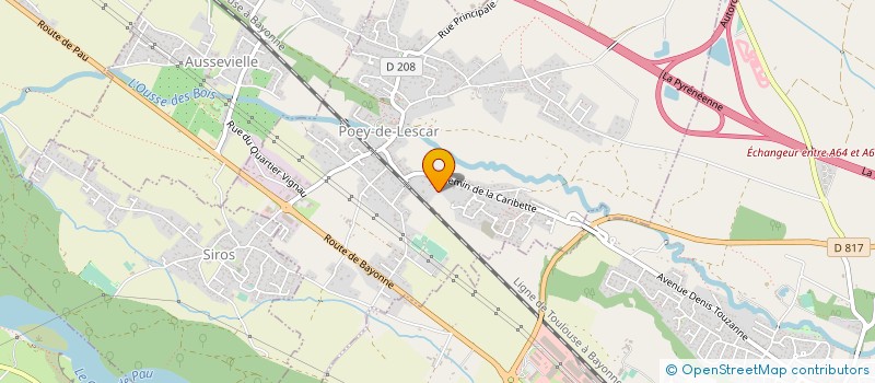 localisation de l'entreprise SCI LE FUNE  POEY-DE-LESCAR