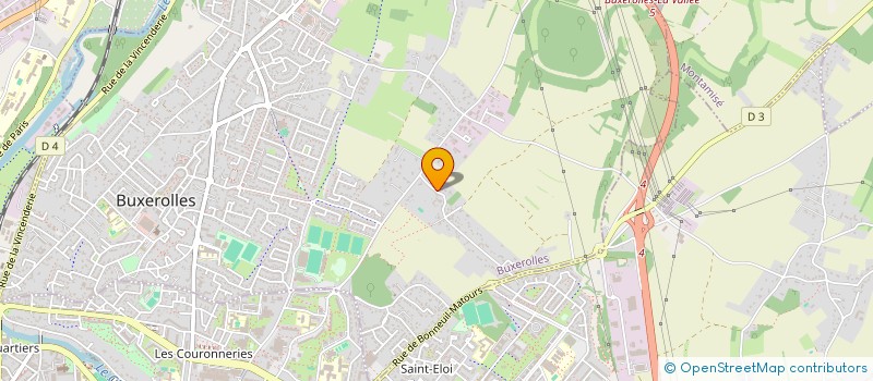 localisation de l'entreprise SCI LE FUTUROPOLIS  BUXEROLLES