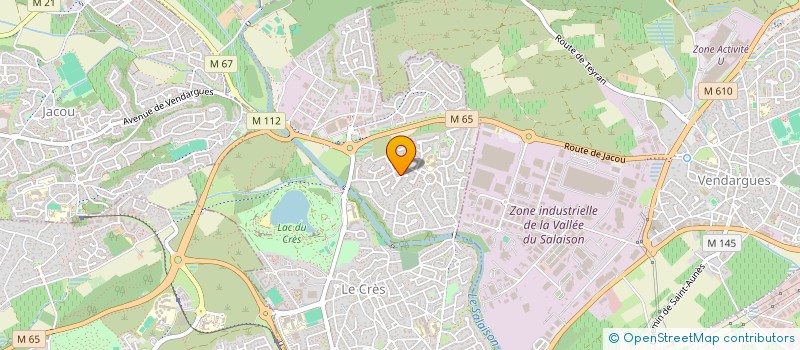localisation de l'entreprise SCI LE G SIX  LE CRES