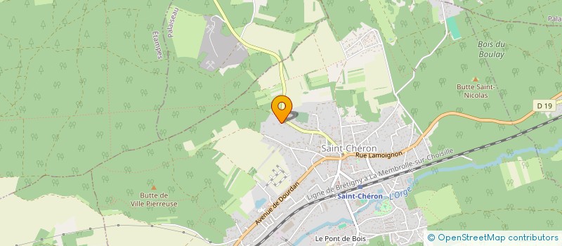 localisation de l'entreprise SCI LE GACHOIR  SAINT-CHERON