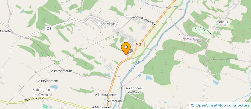 localisation de l'entreprise SCI LE GACHOT  LASSERAN