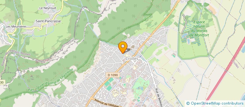 localisation de l'entreprise SCI LE GAI LOGIS  CROLLES