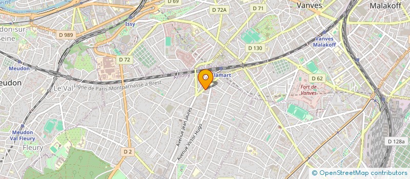 localisation de l'entreprise SCI LE GAILLARD  CLAMART