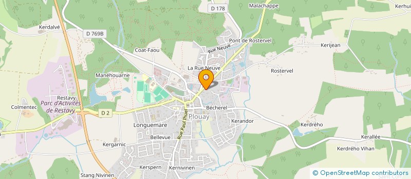 localisation de l'entreprise SCI LE GAL  PLOUAY