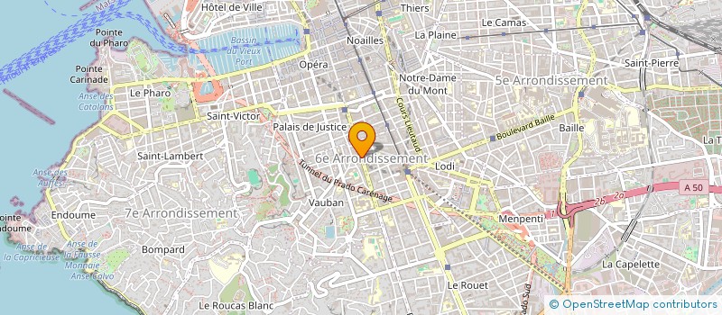 localisation de l'entreprise SCI LE GALABRUT à MARSEILLE