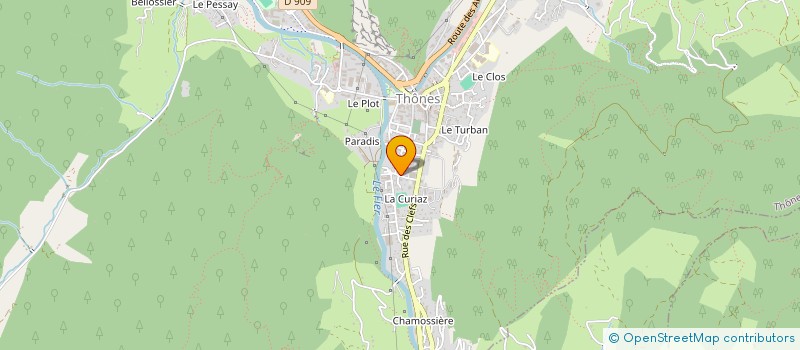 localisation de l'entreprise SCI LE GALATIN à THONES