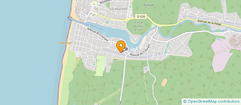 localisation de l'entreprise SCI LE GALET  MIMIZAN