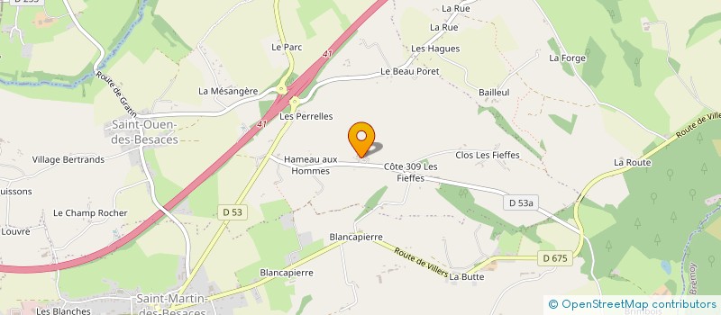 localisation de l'entreprise SCI LE GALET  SOULEUVRE EN BOCAGE