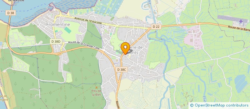 localisation de l'entreprise SCI LE GALETAS  LA BARRE-DE-MONTS