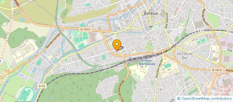 localisation de l'entreprise SCI LE GALICHET  EVREUX