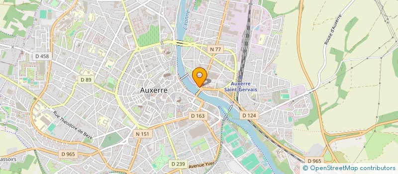 localisation de l'entreprise SCI LE GALION à AUXERRE