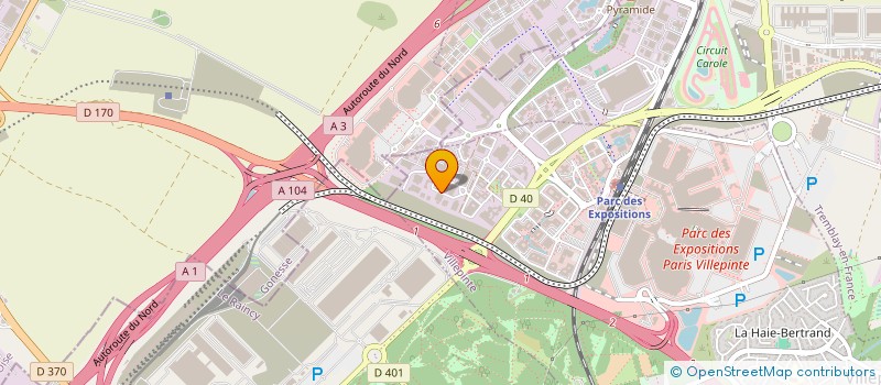 localisation de l'entreprise SCI LE GALION à VILLEPINTE