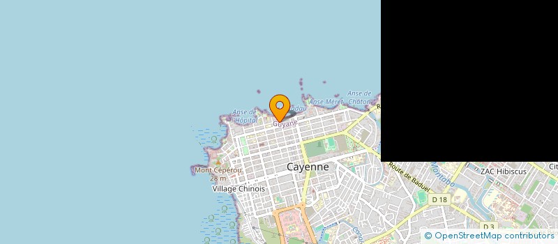 localisation de l'entreprise SCI LE GALION  CAYENNE