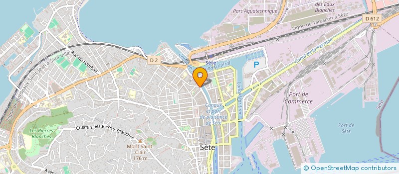 localisation de l'entreprise SCI LE GALION DE 7  SETE