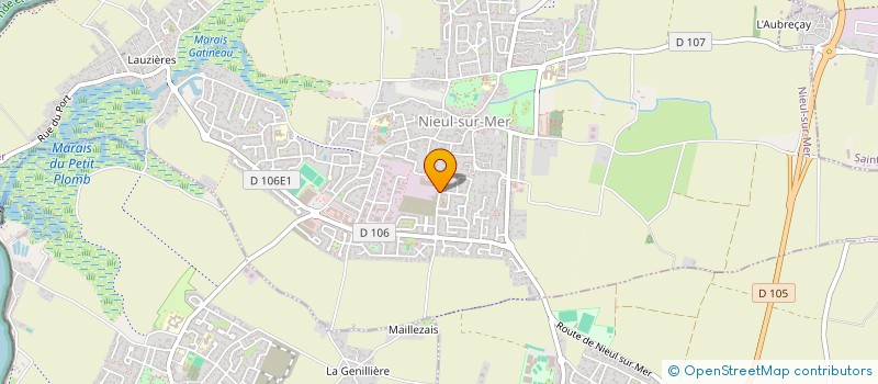 localisation de l'entreprise SCI LE GALL D'AUNIS  NIEUL-SUR-MER