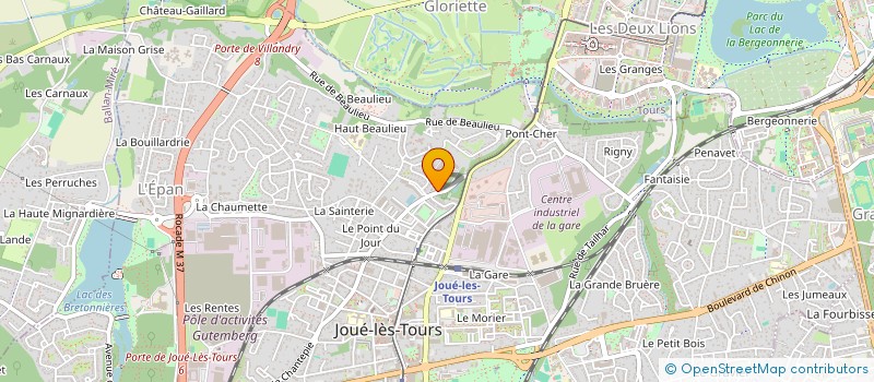 localisation de l'entreprise SCI LE GALL ET FILS à JOUE-LES-TOURS