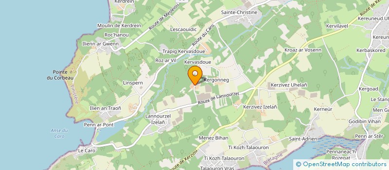 localisation de l'entreprise SCI LE GALL-LENOIR  PLOUGASTEL-DAOULAS