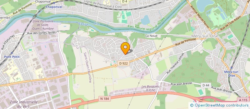 localisation de l'entreprise SCI LE GALL MERES ET FILLES  MERY-SUR-OISE