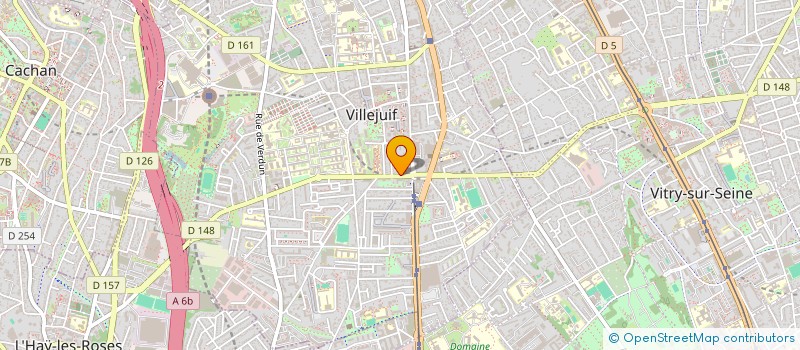 localisation de l'entreprise SCI LE GALL NERI THOREL à VILLEJUIF