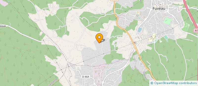 localisation de l'entreprise SCI LE GALOUBET  FUVEAU