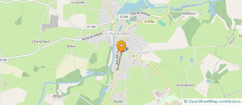localisation de l'entreprise SCI LE GAMBETTA à LURCY-LEVIS