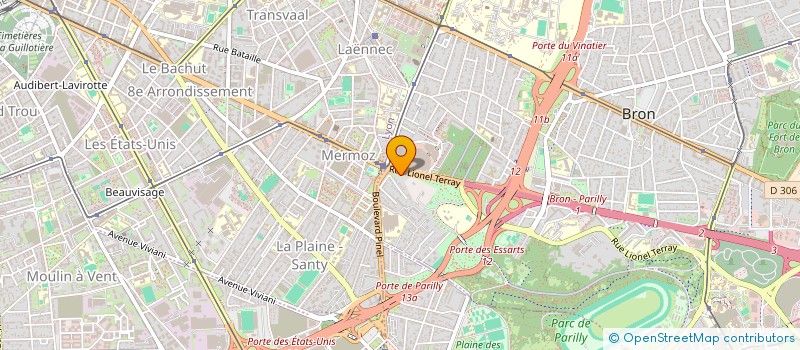 localisation de l'entreprise SCI LE GARAGE  BRON