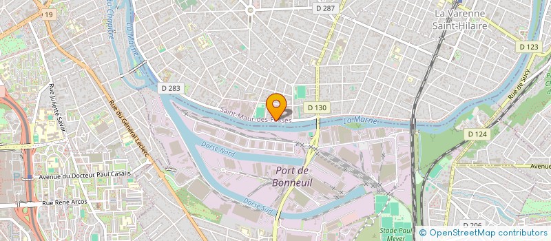 localisation de l'entreprise SCI LE GARDEN HORIZON à SAINT-MAUR-DES-FOSSES