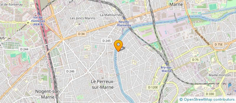 localisation de l'entreprise SCI LE GARGASSON - VERMEULEN  BRY-SUR-MARNE