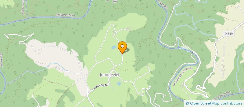 localisation de l'entreprise SCI LE GARIC  JOUQUEVIEL