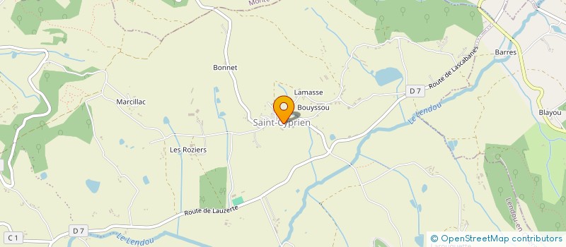 localisation de l'entreprise SCI LE GARRIC  MONTCUQ-EN-QUERCY-BLANC