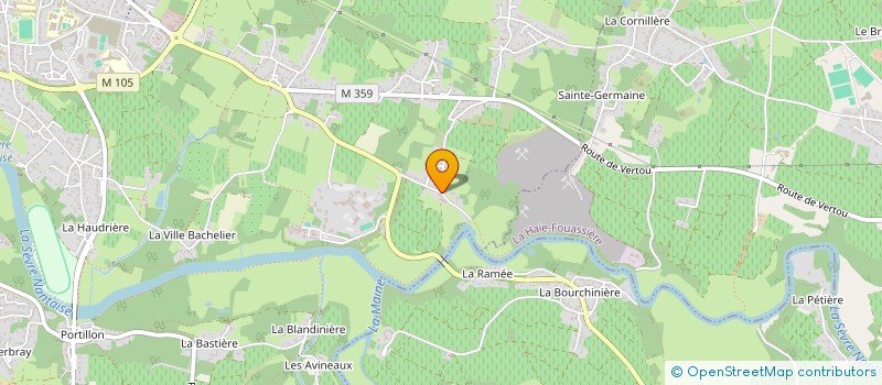 localisation de l'entreprise SCI LE GARS  VERTOU