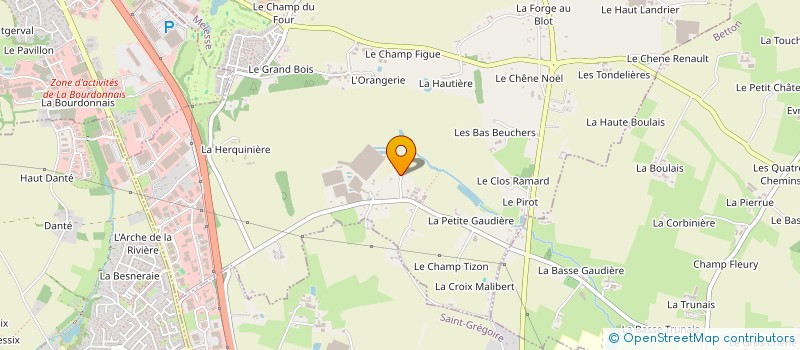 localisation de l'entreprise SCI LE GAST  MELESSE