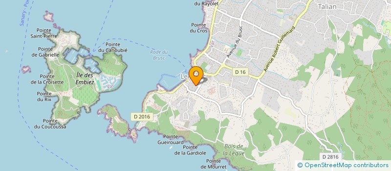 localisation de l'entreprise SCI LE GATINAIS à SIX FOURS LES PLAGES