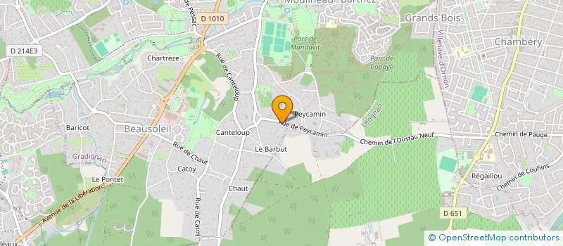 localisation de l'entreprise SCI LE GAULOIS  GRADIGNAN