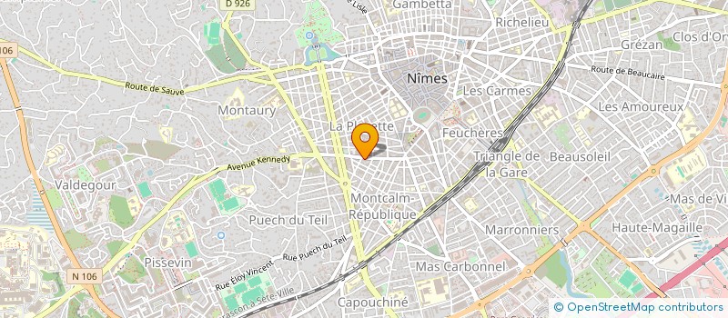 localisation de l'entreprise SCI LE GAULOIS  NIMES