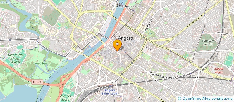 localisation de l'entreprise SCI LE GAULT à ANGERS
