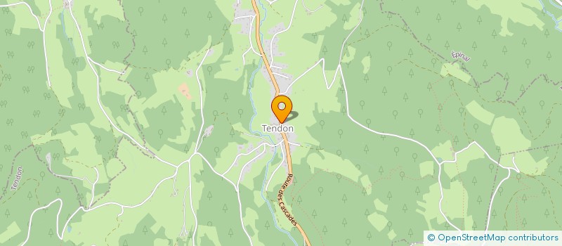 localisation de l'entreprise SCI LE GAZEAU  TENDON