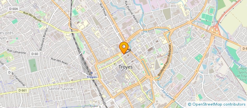 localisation de l'entreprise SCI LE GENERAL à TROYES