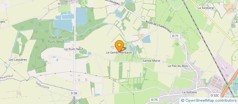 localisation de l'entreprise SCI LE GENET à LA GARNACHE