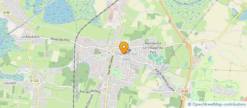 localisation de l'entreprise SCI LE GENOIS à LES SABLES D'OLONNE