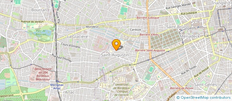 localisation de l'entreprise SCI LE GENOIS II  BORDEAUX