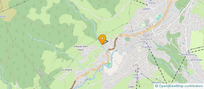 localisation de l'entreprise SCI LE GENTIANA  PRAZ-SUR-ARLY