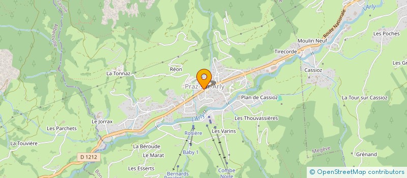 localisation de l'entreprise SCI LE GIBELOU  PRAZ-SUR-ARLY