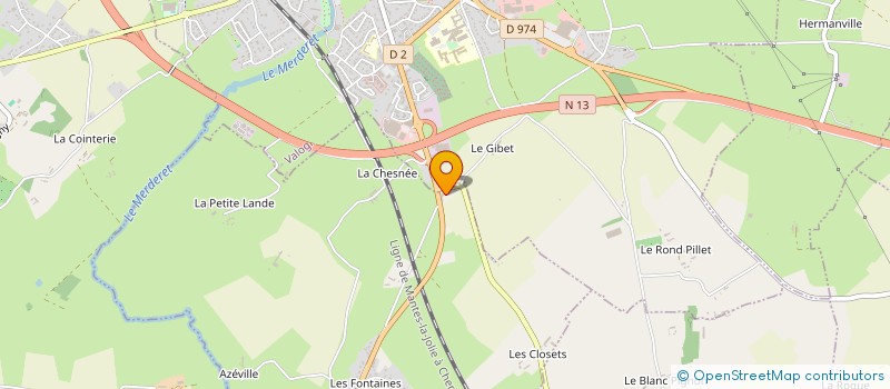 localisation de l'entreprise SCI LE GIBET  YVETOT-BOCAGE